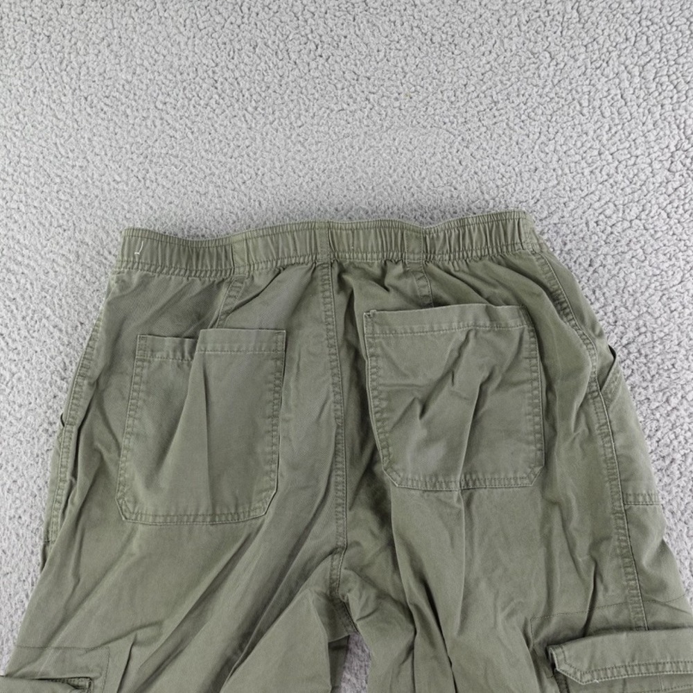 Abercrombie & Fitch Cargo Pants Women Size 12/31 Military Green Casual Bohemian - Picture 11 of 12